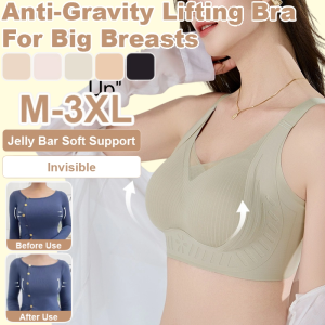 Adjustable Lingerie Support Bra Without Steel Ring Antigravity Support Comfortable Seamless Underwear Makes Large Breasts Look Smaller大胸显小提拉内衣