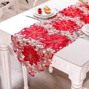 Tablecloth Flowers Dining Table Decoration Embroidery Beautiful and Practical Handmade Warm and Warm