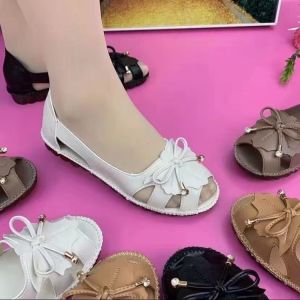 [Free Shipping] Mom Shoes Summer Sandals For Women Soft-Soled Non-Slip Open-Toe Design Comfortable Suitable For Middle-Aged And Elderly Women Featuring A Perforated Design