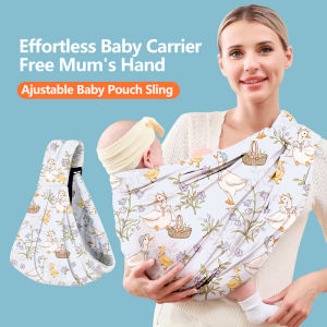 【Gift Box】Einmilk Adjustable Baby Sling Carrier & Nursing Cover Ultimate Comfort Side Baby Carrier for Newborn to Toddler/Infants