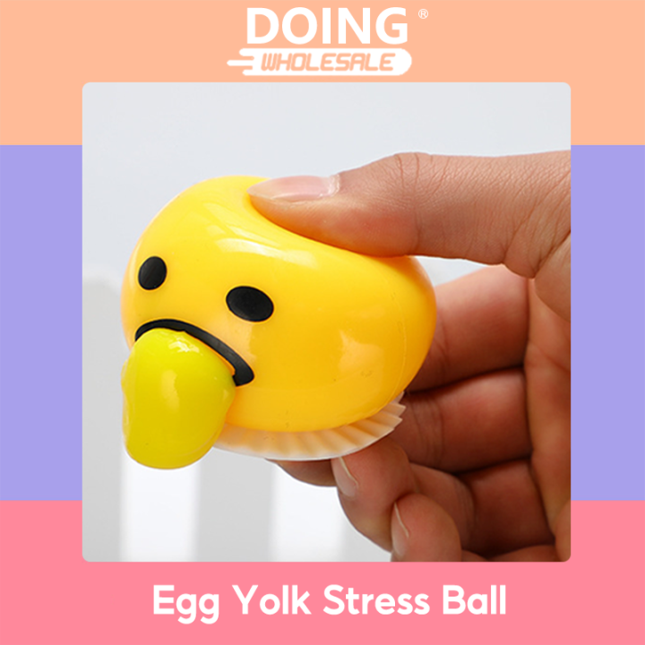 Doing Egg Yolk Stress Ball Anti Stress Egg Toy Lazy Egg Toy Lazada PH