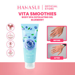 Hanasui Body Spa Exfoliating Gel 180ml  With Collagen - Gel Perontok Daki BPOM - Ken Herbal