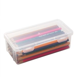 ILLEGAL MISANTHROPE71IL7 Transparent Office Stationary Supplies Desktop Organizer Pencil Case Stationery Case Mark Pen Box Storage Box