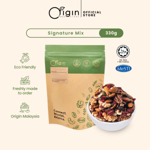 Origin Bulk Store Trail Mix – Signature Mix (Unsalted) 600g Bulk Pack Muslim Friendly