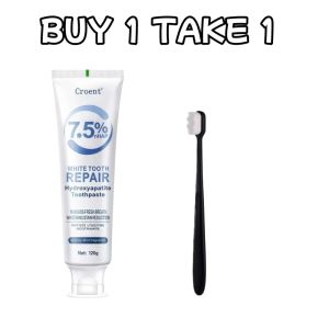 Whitening Toothpaste Hydroxyapatite Fresh Breath Reduces Tooth Stains Bright White Toothpaste Fragrance Nursing Care Toothpaste