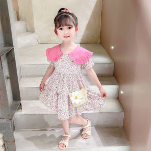 Dapper Darling Dress Anak Perempuan Flower Set Tas Dress Summer Anak
