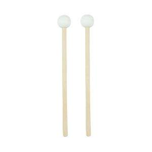 NGFINV5 2Pcs/Set Silicone Drumstick Handpan Drum Mallets Wooden Handle Percussion Tongue Drum Sticks Durable Pure Grip Wooden Drum Hammer Percussion Accessories
