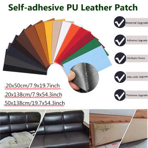 Leather Repair Self-Adhesive Patch Self Adhesive Stick on Sofa Repairing Leather PU Fabric Big Stickr Patches