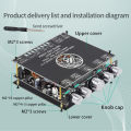 Diymore XYS350H 2.1 Channel 220WX2+350W 5.1 Bluetooth Power Amplifier Board Module High and Low Bass Subwoofer TPA3255 Power Amplifier Chip Supports Sinilink-APP DC18V-38V/10A. 