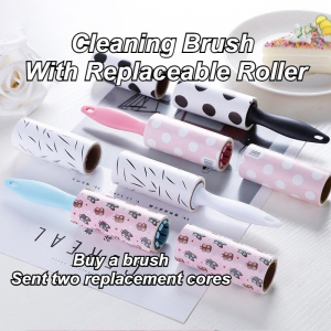 Reusable Roller Dust Cleaner Lint Sticking Roller Household Tools For Clothes Pet Hair Cleaning