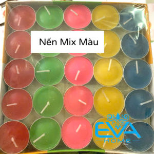 Set 5 Viên Nến Tealight Màu 2H Không Khói Không Mùi / Nến Tealight Trang Trí Decoration Candles