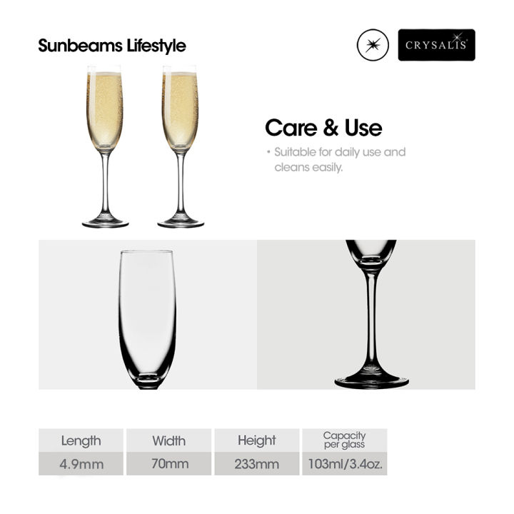 CRYSALIS%20Premium%207oz%20Flute%20Champagne%20Wine%20Glass%20Lead-Free%20Crystal%20Stemware%20Set%20of%202%20-%20Image%207