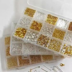 Jewelry Findings Kits DIY Accessory Material Set Box Jewelry Making Supplies Kit with Tools or DIY Bracelet Making Kit