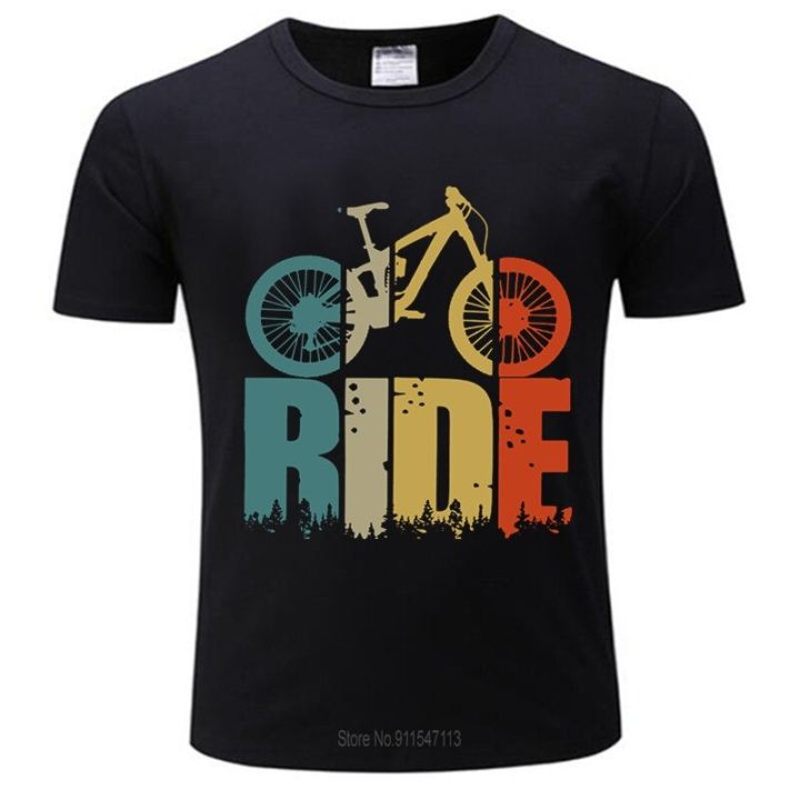 T-shirt Uomo MTB Neverless - Maglietta In Cotone Per Mountain Bike E Ciclismo - Stile Basic Streetstyle - Bianca/Nera