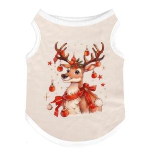 เสื้อผ้าสุนัขแบบซักได้เสื้อผ้ามีความทนทานสำหรับสัตว์เลี้ยงลูกสุนัขเครื่องแต่งกายกลางแจ้งสำหรับงานเลี้ยงคริสต์มาส