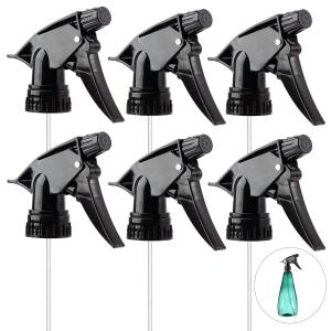 5 Pack Trigger Sprayer Head with Straw Spray Bottle Replacement Nozzle for Home Office Cleaning