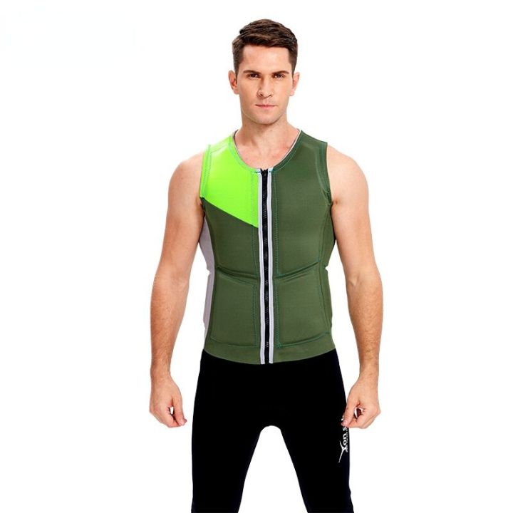 Outdoor Rafting Neoprene Life Jacket Adult Safety Life Vest Water