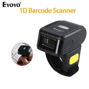 EYOYO Portable Wearable Ring 1D Wireless Bluetooth Barcode Scanner for iOS/Android