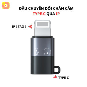 Bộ Chuyển Type C sang IP Nhỏ Gọn - Kết Nối Tai Nghe Micro Bền Bỉ Tương Thích Đa Thiết Bị