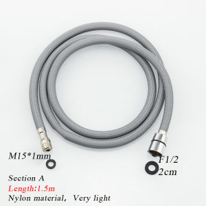 Stainless steel chrome surface pull out shower pipebath basin kitchen drain faucet special hose