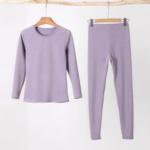 Thermal Underwear Acrylic Heating Velvet AB Surface Men and Women Autumn and Winter Bottom Wear Autumn Clothes Autumn Pants Set