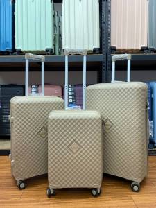 POLO CLUB - USA Boeing Polypropylene HardSided 8 Wheeler Spinner Luggage Set/Cabin and Check-in Suitcase/Trolley Bag for Travel Set of 3 (Large-75 Cm Medium- 65 Cm Small- 55 Cm)