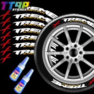 X TREME Universal 3D Auto Waterproof Tire Sticker SUV Car Wheel Rubber Conjoined Lettering Decals Accessories