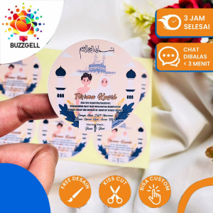 Buzz Gell Cetak Label Haji Sticker Gift From Haji Stiker Tasyakuran Hampers Hajj Murah