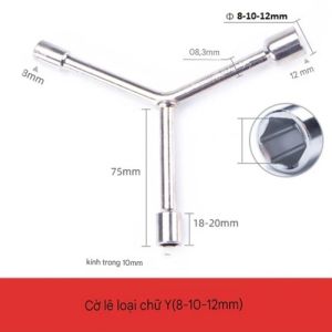 [HCM] Cờ lê CHỮ Y Cờ lê ba chấu Cờ lê tam giác với 7 lựa chọn kích thước -Hesede
