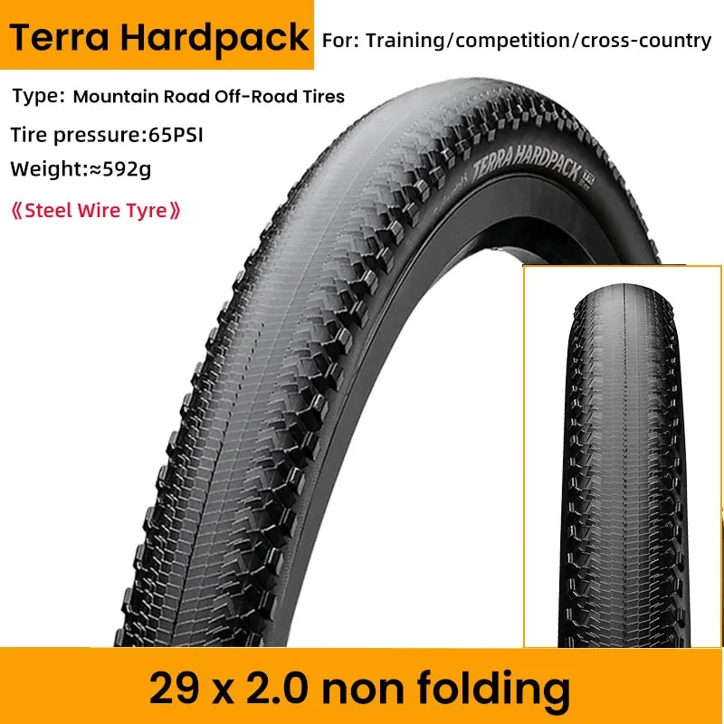 Free shipping】Continental Terra Hardpack ProTection Hard-Packed