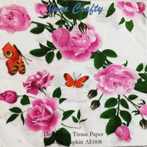 2 Pieces/Pack Decoupage Napkin Tissue Set Unique Traditional Painting Art Paper for Vintage Crafting