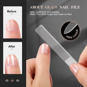Free Box Kikir Kuku Kaca Nano Glass Pengkilat Kuku Ajaib Tanpa Ke Salon Buffer Kuku Alat Manicure Pedicure