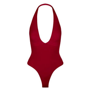 ชุดกระชับสัดส่วนโยคะผู้หญิง ชุดกระชับสัดส่วนสามเหลี่ยมเปลือยหลัง