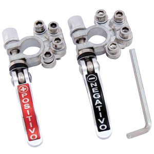 12v 24v 1 Pair Quick Disconnect Car Battery Main Cable Terminal Terminal Closing Joint Connector Suitable For Car Rowing Tractor Battery Stake Head