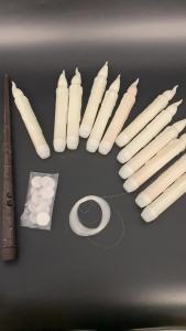 12/20PCS Floating Candles with Wand Remote Magic Stick Remote LED Taper Candles Warm White Flash For Wedding Atmosphere Prop