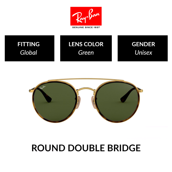 Ray ban sales size lens bridge