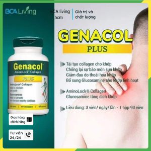 Genacol Plus thực phẩm hỗ trợ xương khớpbảo vệ sức khỏe tại canadabcalivinghcm Hỗ trợ tăng tiết dịchbảo vệ và tái tạo sụn khớpgiảm đau khớpkhô khớpxưng khớp.