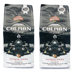 (Combo 2 Gói) Cà phê Trung Nguyên Chế Phin 5 - Bịch 500gam - Cà phê rang xay đặc chế cho Quán Cà Phê