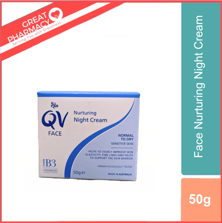 QV Face Nurturing Night Cream 50g Lazada