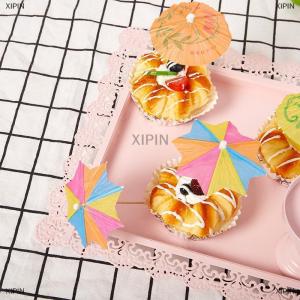 [COD] XIPIN 20-50ชิ้นกระดาษค็อกเทลหลายสีร่มมินิปาร์ตี้เครื่องดื่มอุปกรณ์เสริม