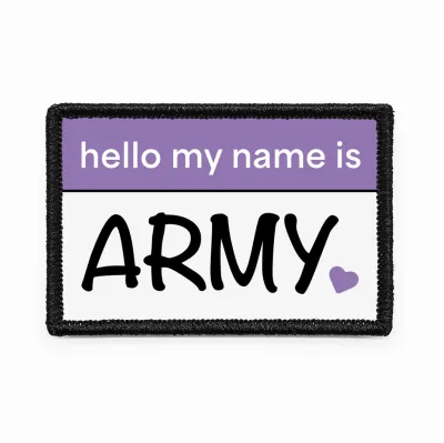 BTS Arirang - Removable Velcro Patches