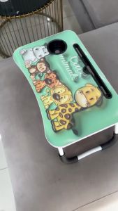 Bàn Học Ngồi Bệt / Bàn Tròn Gỗ MDF Cao Cấp – Bàn Hoạt Hình 3D Chống Nước Chống Trầy Xước
