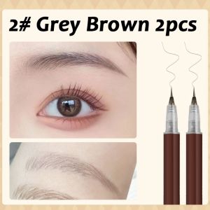 Liquid Eyebrow Pencil 3 Colors Soft Brush Tip Line Smooth Waterproof Sweatproof Long-lasting