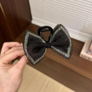 Zircon Bow Hairpin Korean Fashion Elegant Hair Clip Hair Accessories for Women‘s