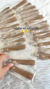 K2 Premium Hook and Keyring Leather Keychain with Free Name - Souvenirs and Giveaways