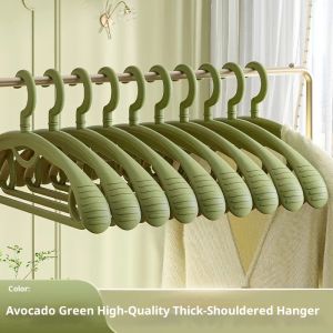 AOJN ไม้แขวนเสื้อกันลื่นไหล่กว้างชั้นวางของในครัวเรือนที่เป็นตัวหนาและไร้รอยต่อเสื้อผ้าแขวนไม้แขวนเสื้อพลาสติกไม่สามารถที่จะแขวนเสื้อผ้าสนับสนุนเสื้อผ้า