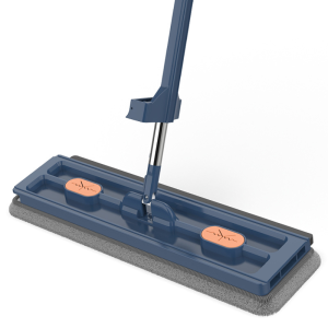 【42cm】 New Style Large Flat Mop Handsfree Clean Wood Floors Mop Lazy Three Layer Thickness 360 Rotation Mop