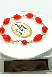 #SYADORA BRACELET OVAL RED