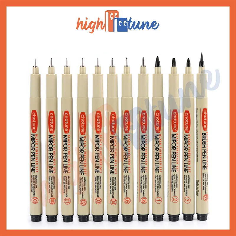 Hightune Drawing Pen Sakura Pigma Micron Set 3/5/10/12