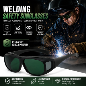 Welding Glasses Anti Laser Anti Glare UV Protection for Arc Welding TIG Welding Safety Goggles
